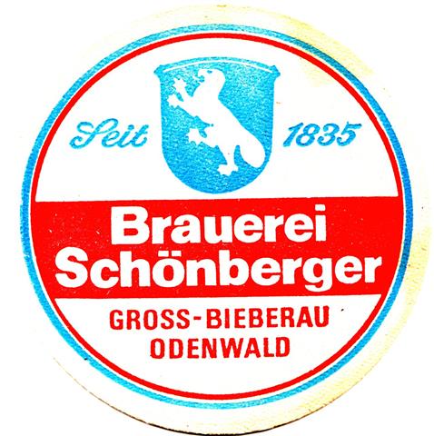 gro�-bieberau da-he sch�nberger rund 1a (215-seit 1835-blaurot)